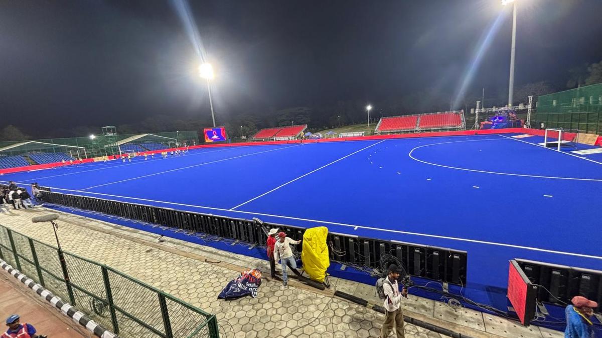 G.M.C. Balayogi Hockey Ground receives a facelift ahead of the FIH Hockey Women’s World Cup Qualifiers